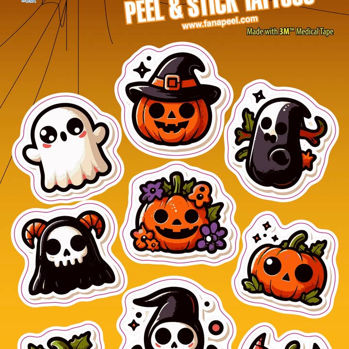 Halloween Game Faces® Temporära Tatueringar för wholesale av Fanapeel / Gamefaces