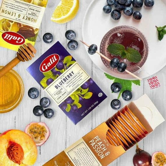 Galil Brands - Wholesale Health/Detox Tea - Honey & Lemon Herbal Tea | 1.23 oz | Galil3