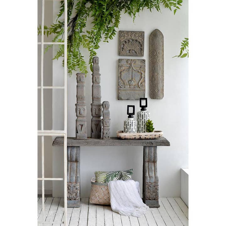 A&B Home Group Inc. - Wholesale Decorative Figurine - 8x2x17" Regal Crest Magnesium Wall Plaque6