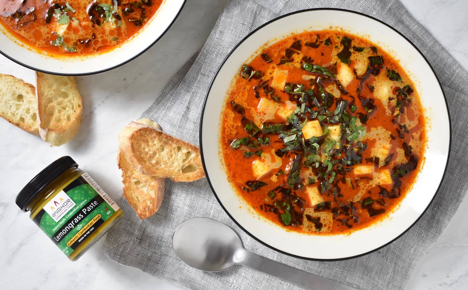 Angkor Cambodian Food – Engroshandel Sauce – Citrongræspasta - 6oz glas2