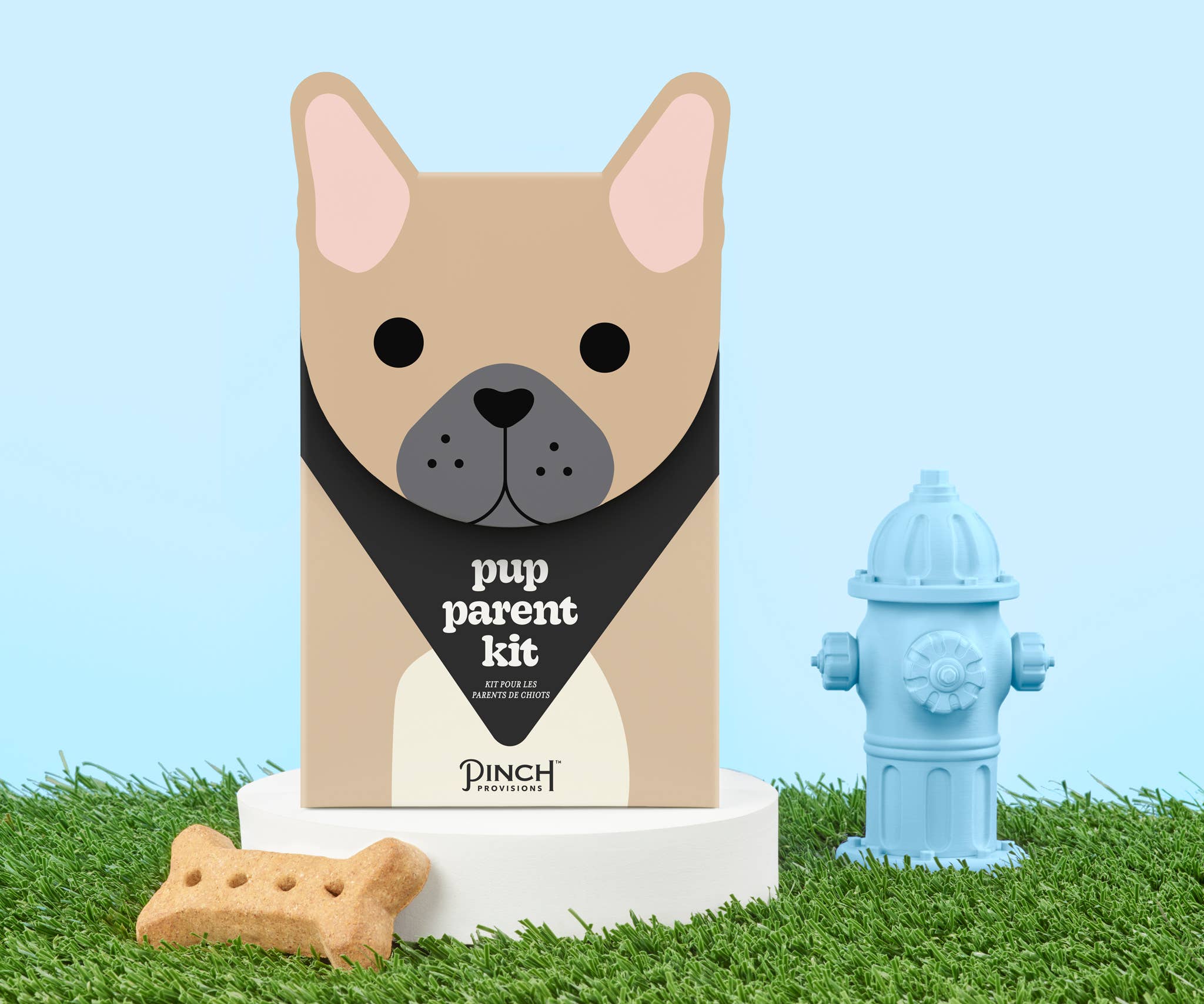 Pinch Provisions - Wholesale Pet cleaning supplies - Pup Parent Kit | Bulldog Black | Dog Dad, Father's Day Gifts