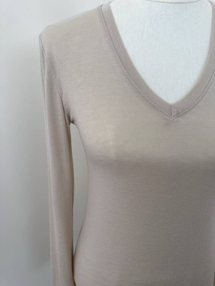 Orice - Wholesale T-Shirt - Women's - Long-sleeve V-neck T-shirt - Orice22