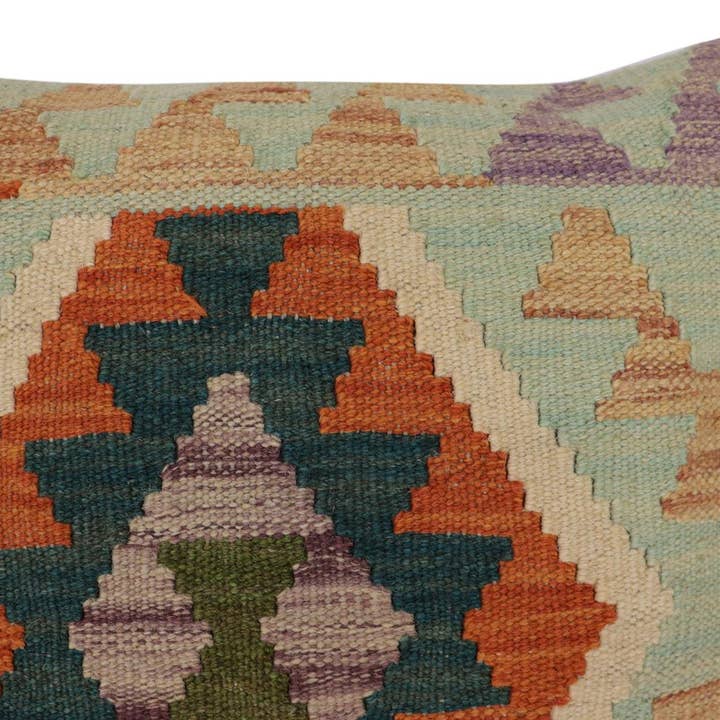 Coussin Kilim Tissé à la Main Turc du Sud-Ouest de Calhoun - 45 cm x 45 cm pour la vente par Arshs Fine Rugs