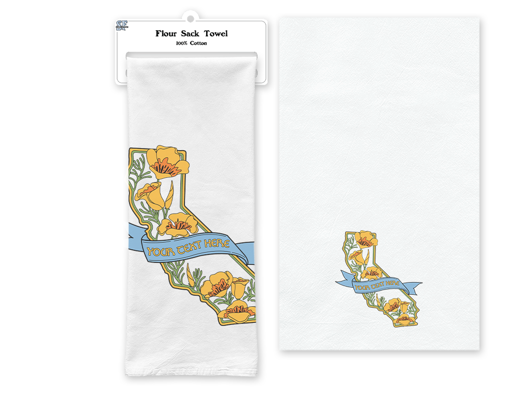 SF Mercantile - Wholesale Tea Towel - Customizable Flour Sack Tea Towel 22" x 36"18