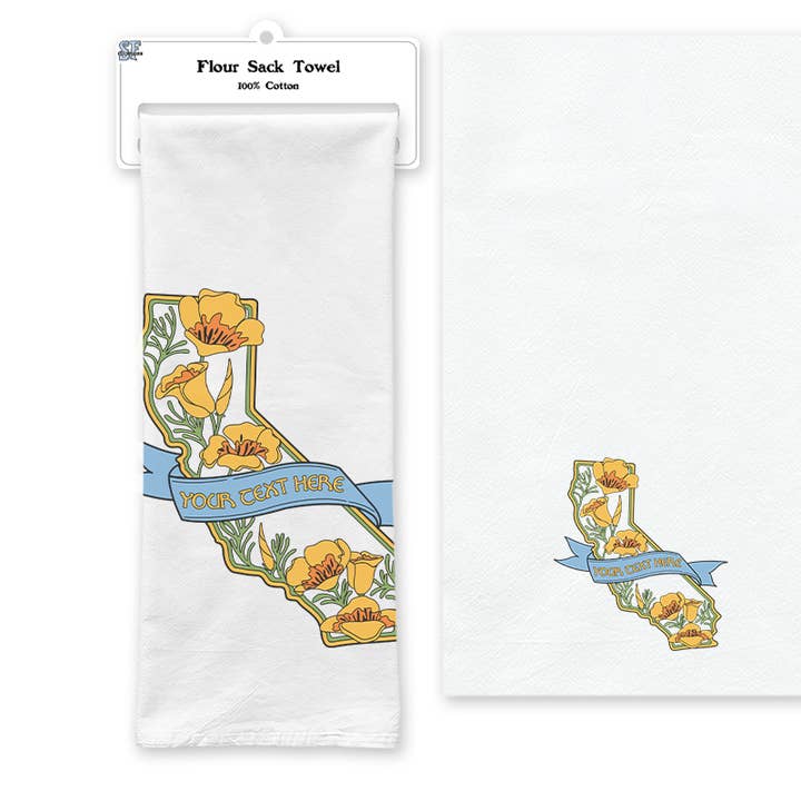 SF Mercantile - Wholesale Tea Towel - Customizable Flour Sack Tea Towel 22" x 36"18