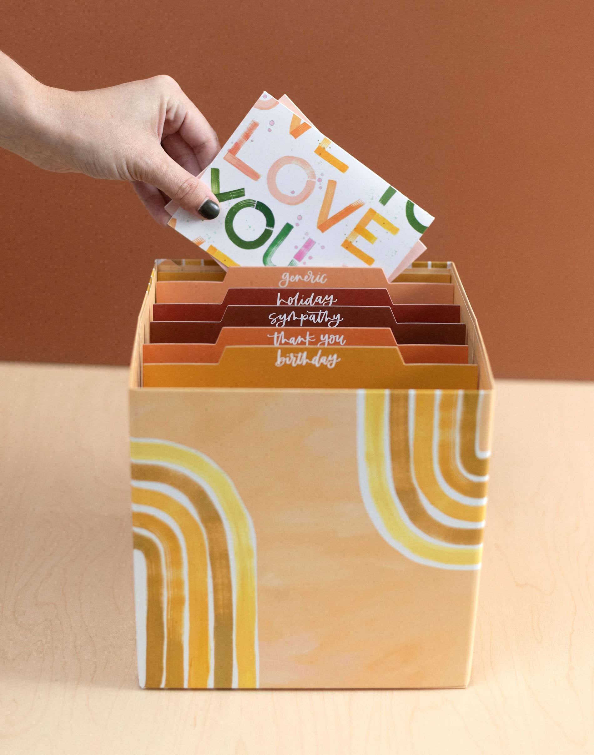 1canoe2 | One Canoe Two Paper Co. – wholesale Card holder – Unisex – Emerson Arches Greeting Card Container1