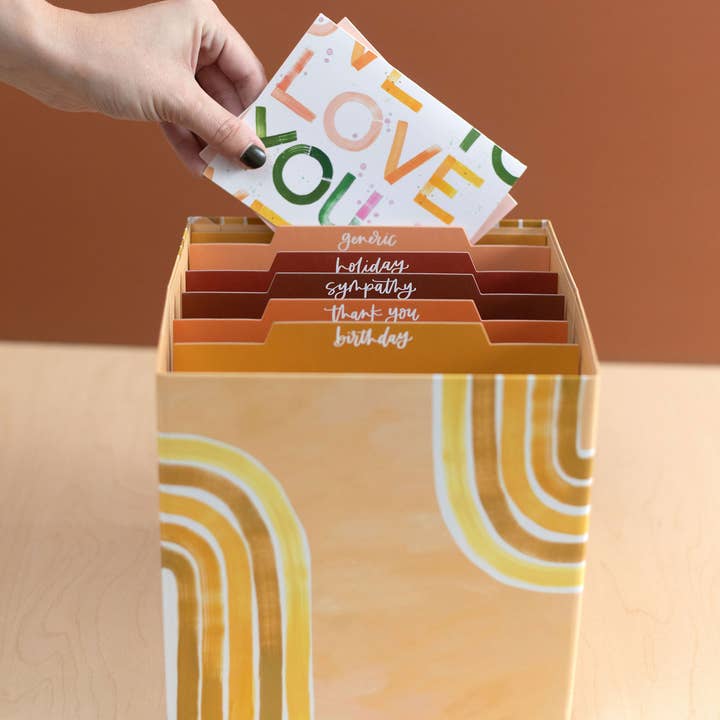 1canoe2 | One Canoe Two Paper Co. – wholesale Card holder – Unisex – Emerson Arches Greeting Card Container1