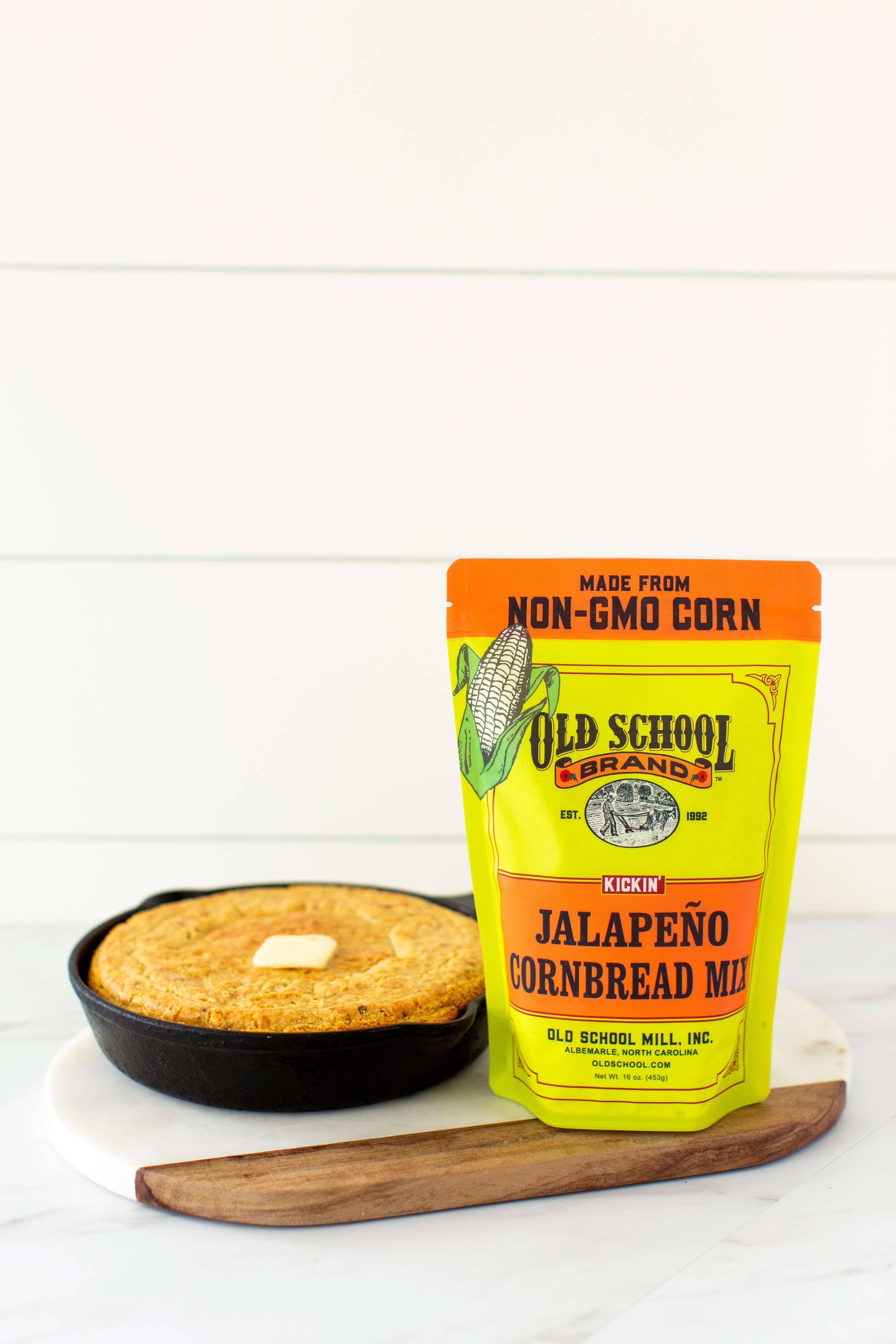 Old School Brandâ„¢ - Wholesale Cornbread Mix - Jalapeno Cornbread Mix