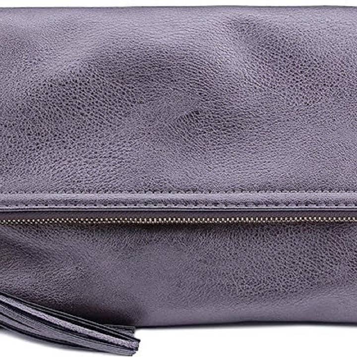 MiMi Wholesale - Wholesale Clutch Bag - Women's - Pamela Envelope Zipper Clutch Crossbody with Tassel1