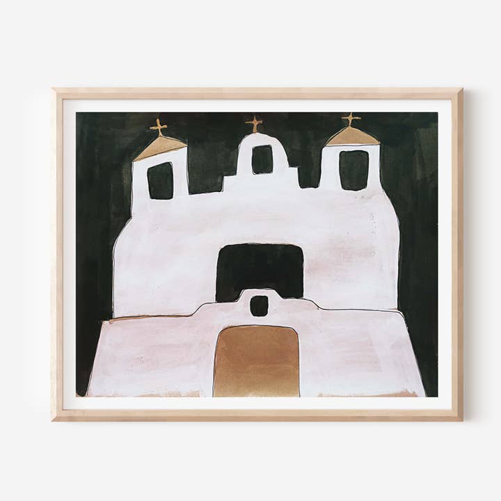 ALEX'S - Wholesale Art Print - Santa Fe Mission Print0