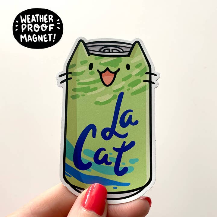 La Cat Lime Väderbeständig magnet för wholesale av Shop Emily M