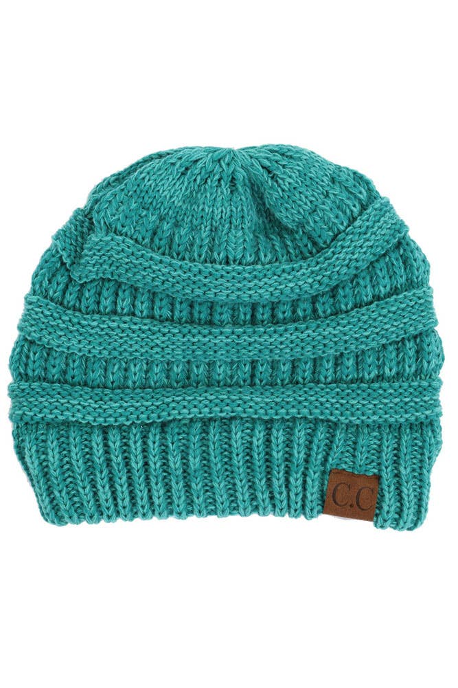 Hana - Wholesale Beanie - Women's - C.C Two Tone Color Knit Beanie8