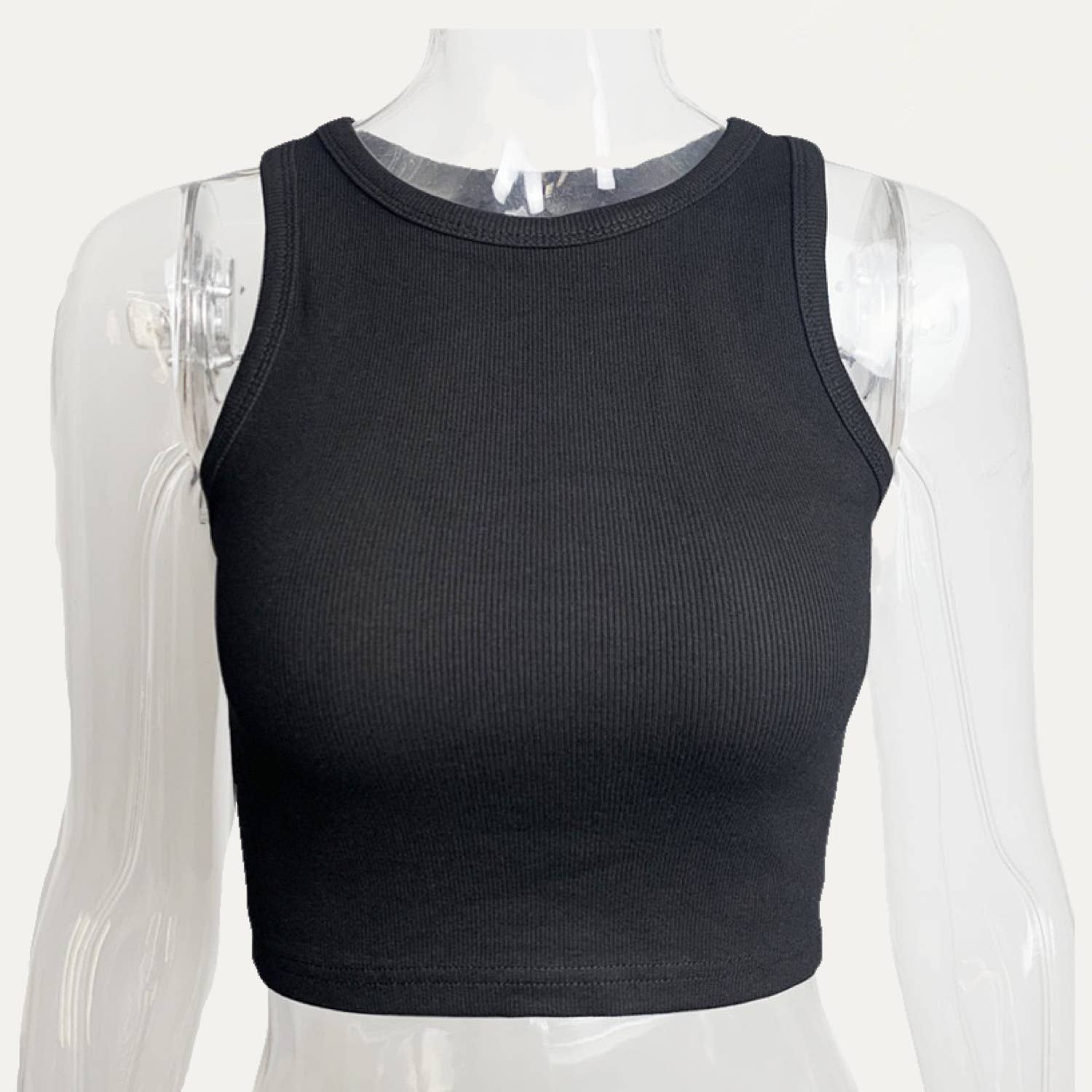 The Moment Collection - Wholesale Tank Top - Women's - Active Solid Color Cropped Tank Top12