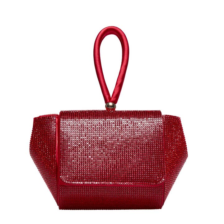 LADY COUTURE - Wholesale Top Handle Bag - Women's - Lady Couture Rene Rhinestone Handbag