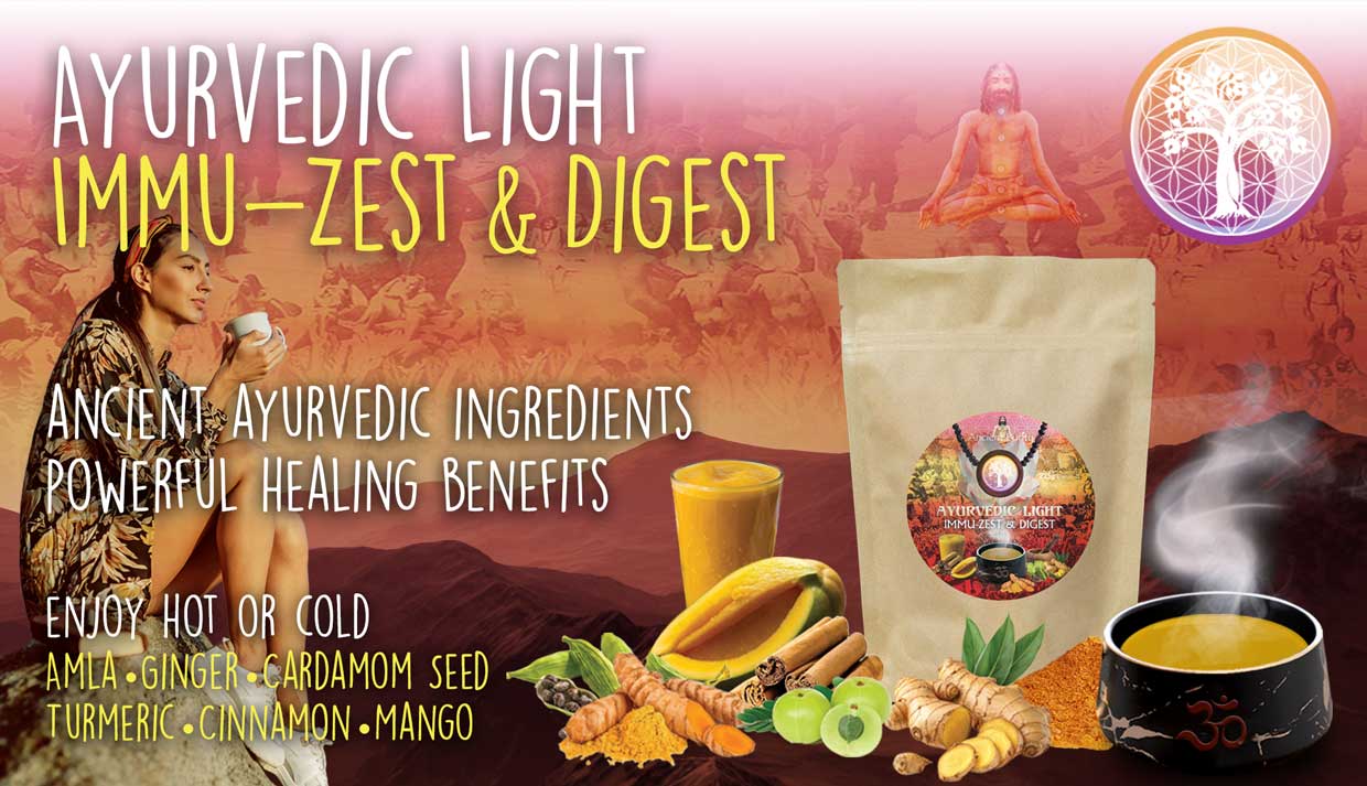 Ancient Purity - Vente Thé en vrac - Ayurvedic Light | Immu-Zest & Digest - Mélange Santé Délicieux1