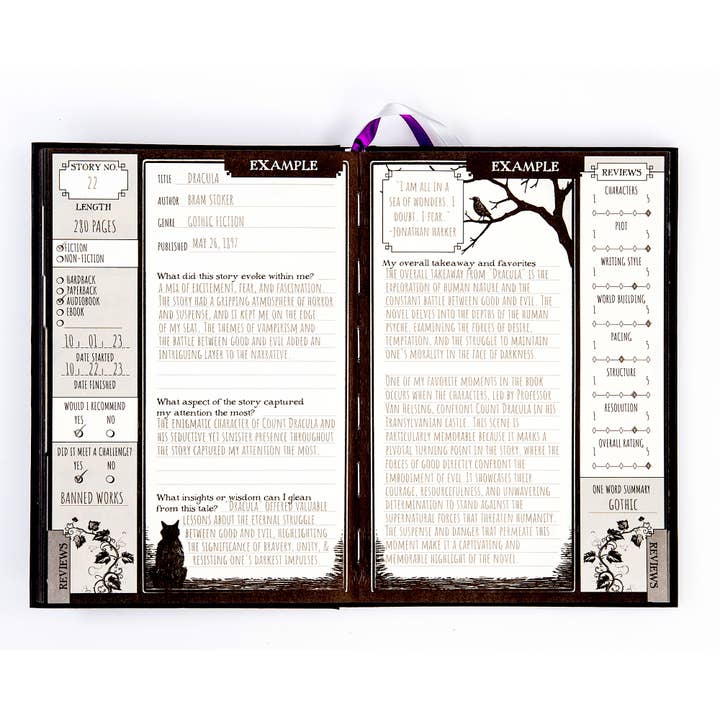 Conquest Journals - Wholesale Journal/Diary - Waiting for the Night Reading Journal8