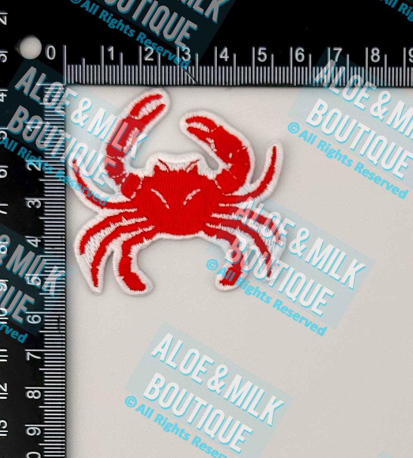 Aloe and Milk Boutique - Wholesale Patch - Krabbenpatch, oceaanpatches, strandpatch, zomerpatch, krab3