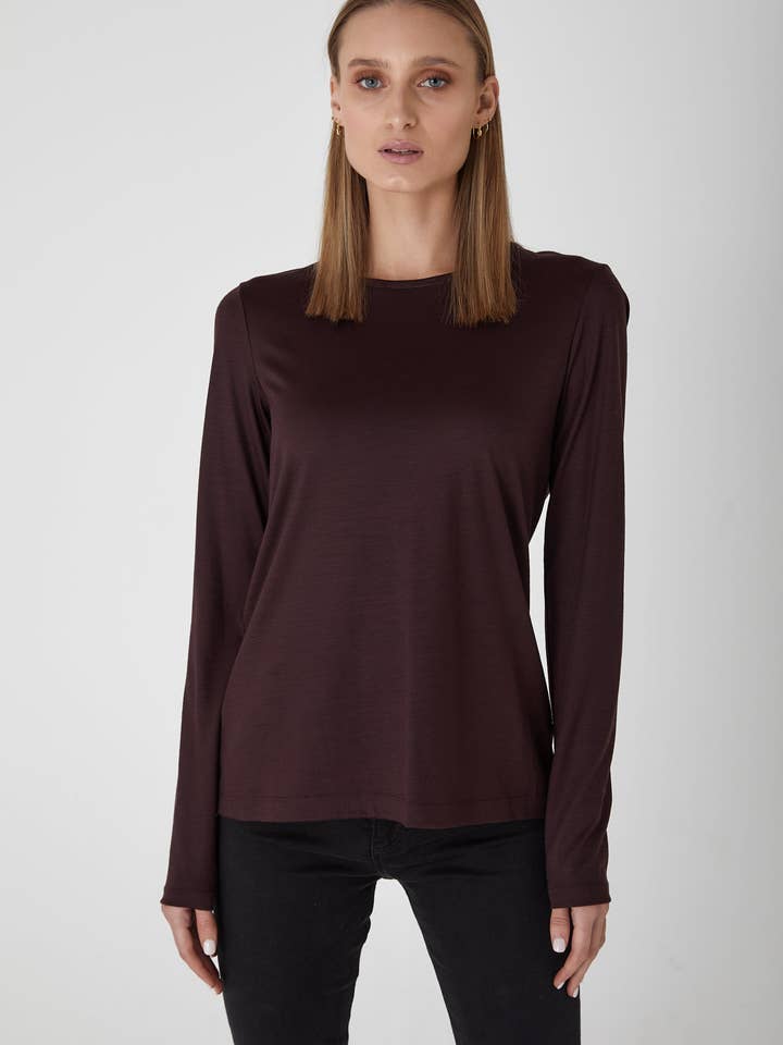 Superfine Merino Crew - Port for wholesale by Allora