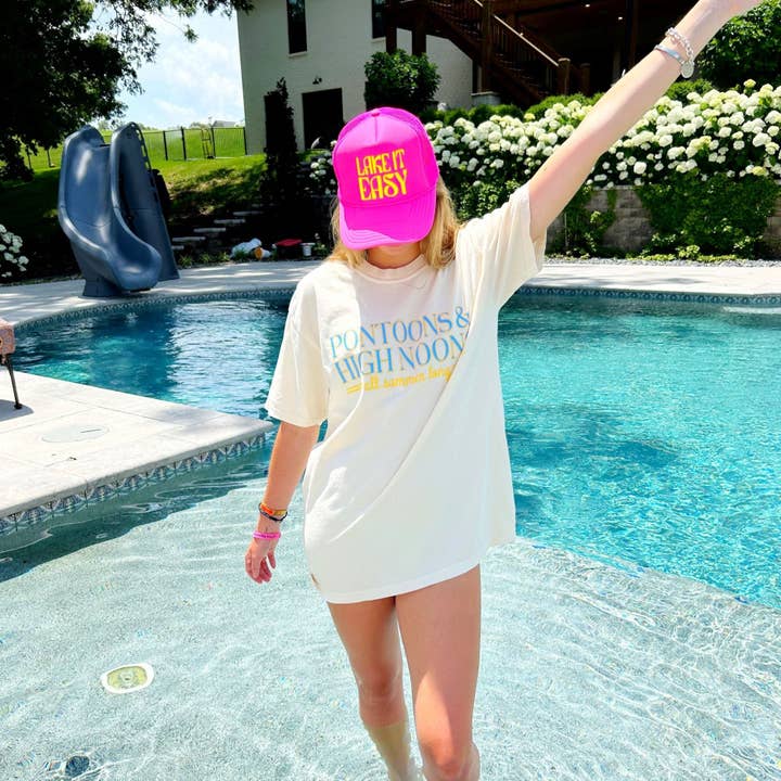 Poppy & Pine - Wholesale Screen Printed T-Shirt - Women's - Pontoons & High Noons Tee