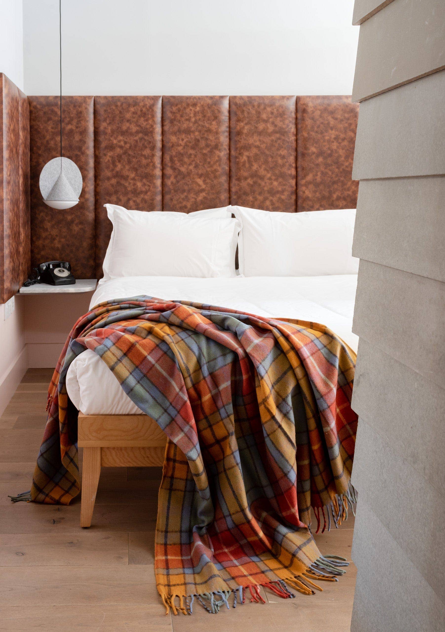 TBCo - Wholesale Throw Blanket - Recycled Wool Extra Large Blanket in Buchanan Antique Tartan1