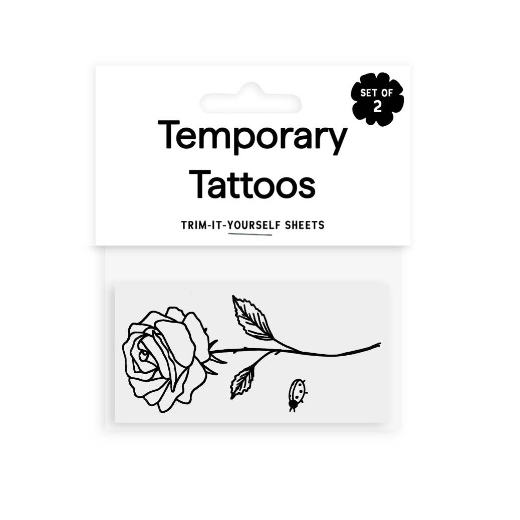 Saint Tattoos – wholesale Tillfällig tatuering – Juni Födelse Blomma - Rose tillfälliga tatueringar2