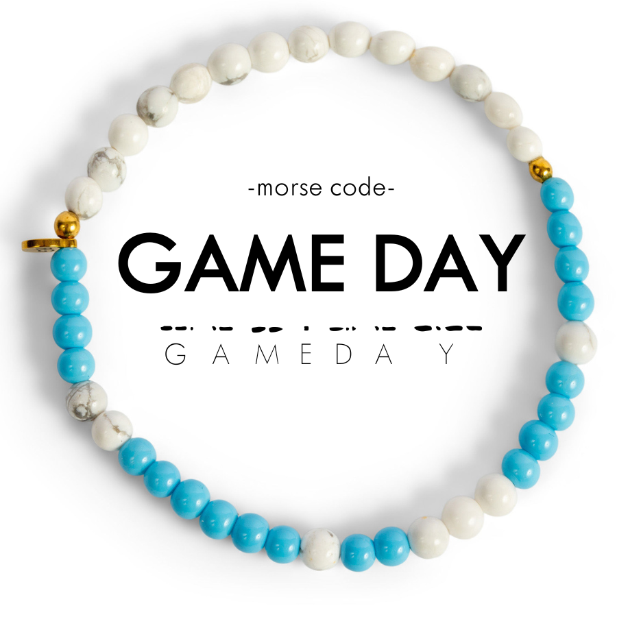 ETHICGOODS - Wholesale Beaded Bracelet - Morse Code Bracelet | GAME DAY5