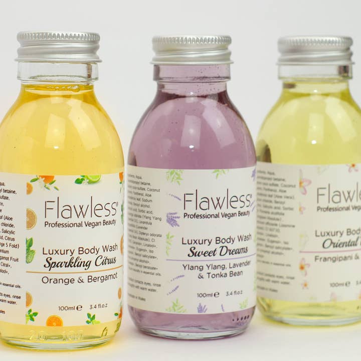 Flawless - Wholesale Body Wash/Shower Gel - Luxury Body Wash Gift Set - 3 x 100ml
