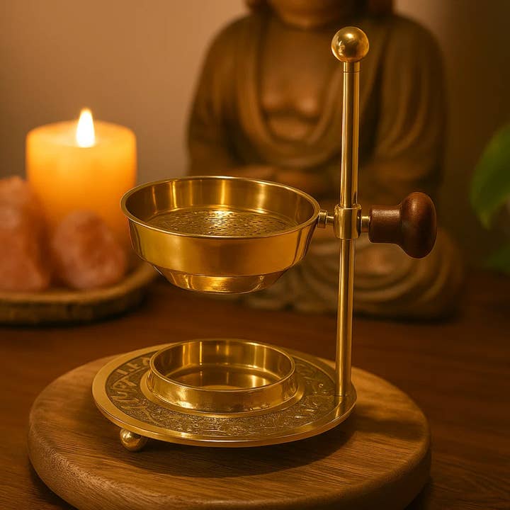 Green Tree - Wholesale Incense Holder - Brass Incense Grains Incense Burner1