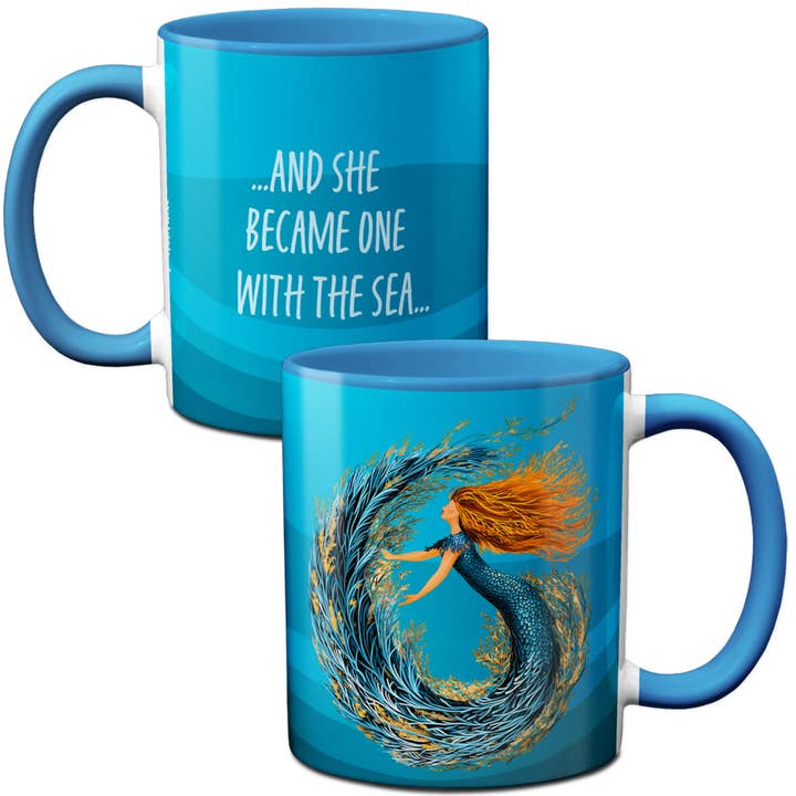 Coral Mermaid Mug for wholesale by Pithitude