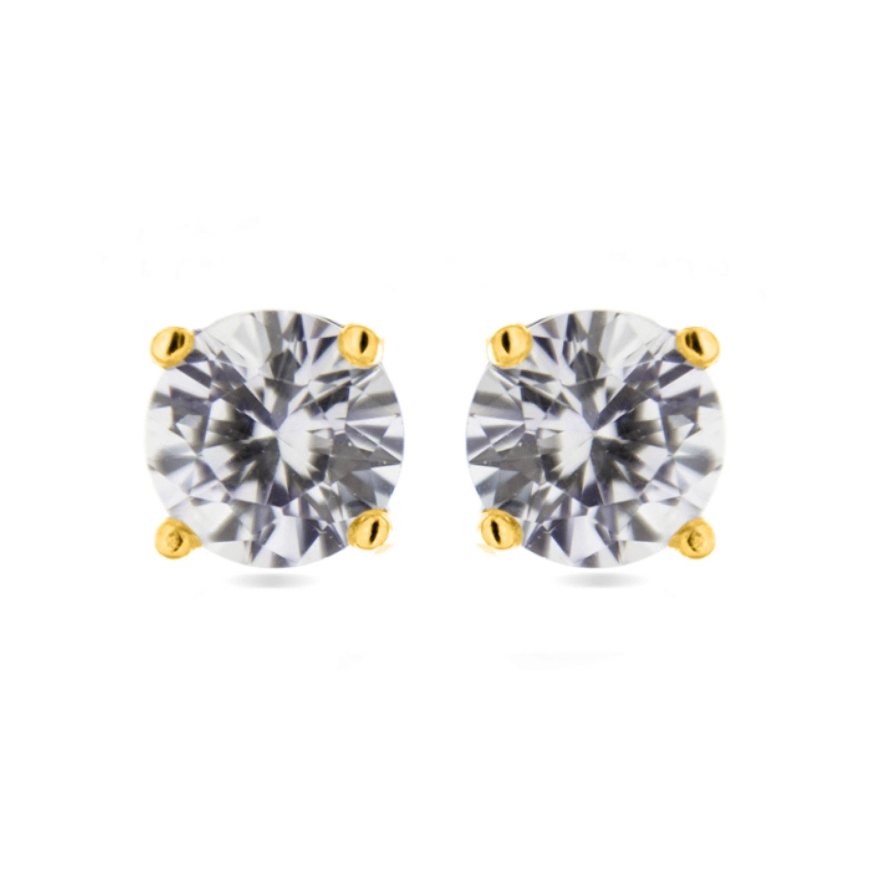 Luxenter - Wholesale Stud/Post Earrings - Pendientes de Plata de Ley 925 con Circonita Brillante acabados en rodio - Básico0