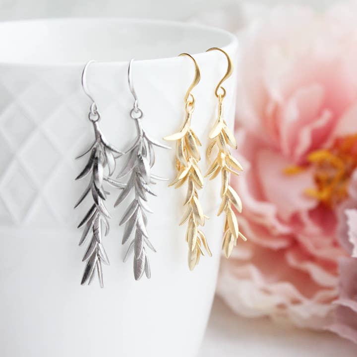 A Pocket of Posies - Wholesale Dangle Earrings - Rosemary Branch Earrings4