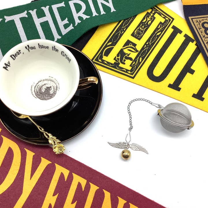 All Little Cute Things - Venta al por mayor Colador/infusor - Infusor de bolas de té Harry Potter Golden Snitch, juego de Quidditch