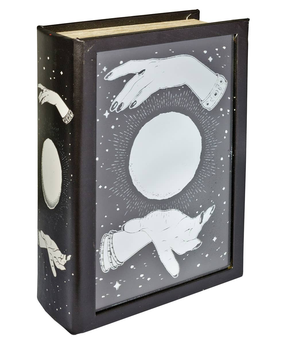 Febland - Wholesale Decorative Tabletop Object - Mirrored Crystal Ball Storage Book Box0