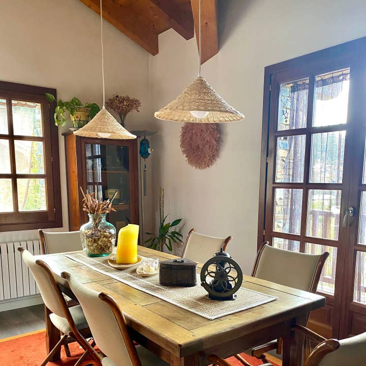 Geometrik Design - Wholesale Wall Stone - Boho Style Ceiling Lamp Boho Lighting3