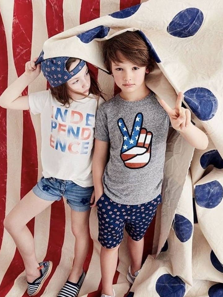 Kids Toddler July 4 Patriotic Tees for wholesale by Space 46 Wholesale