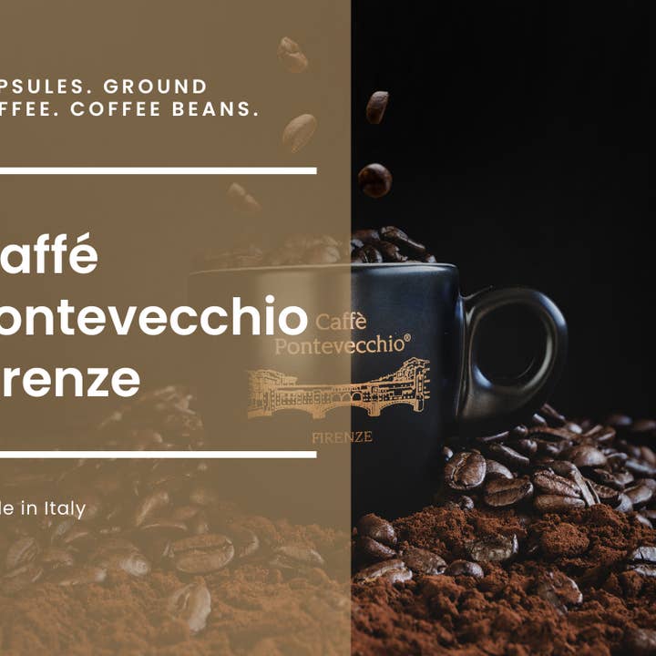 Caffe Pontevecchio Firenze - Wholesale Coffee Beans - LORENZO - RENAISSANCE LINE 1 KG
