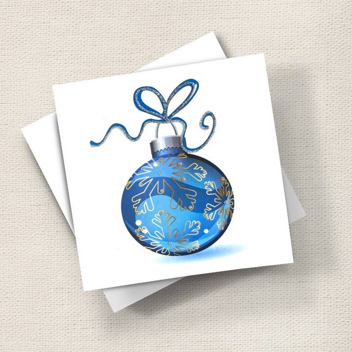 Bauble (Light Blue) for wholesale by English Graphics