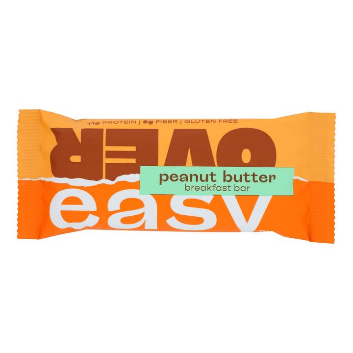Over Easy - Breakfast Bar Peanut Butter - Case Of 12-1.8 Oz for wholesale by Everyday Supply Co