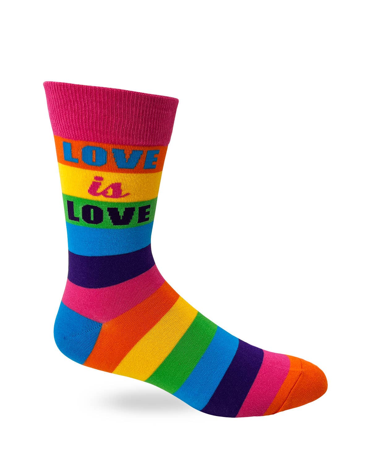 Fabdaz - Wholesale Socks - Men's - Love is Love Men's Novelty Crew Socks1