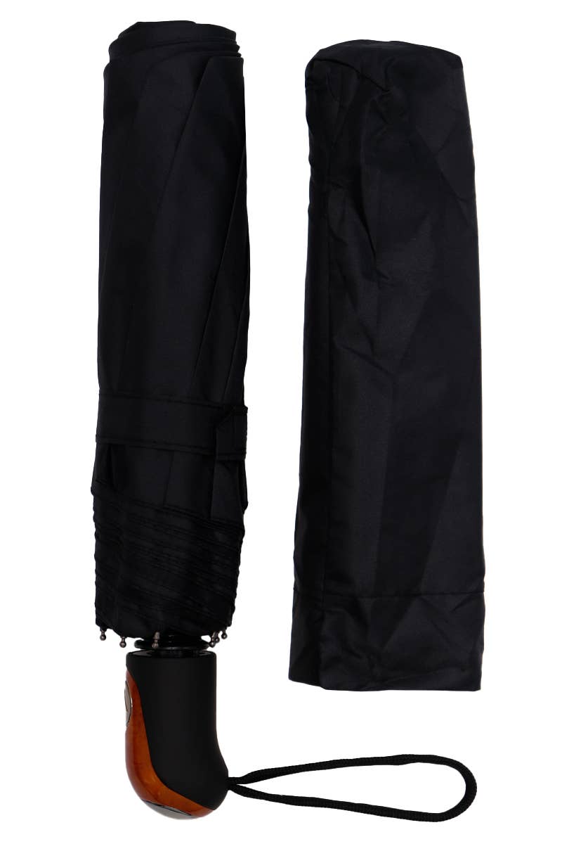 ASSORTEREDE Monokrom Auto Åben-fold Kompakt Paraply for engroshandel på Faire7