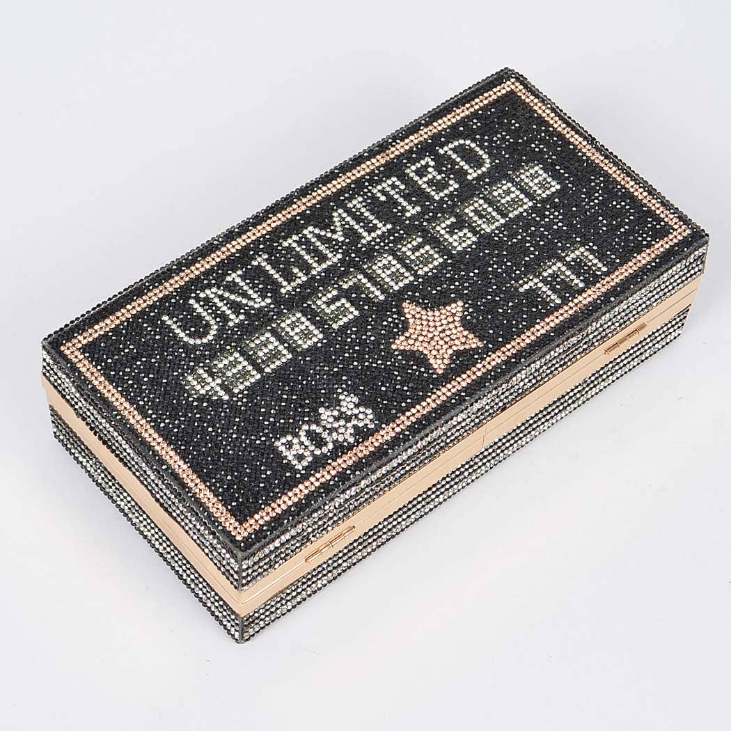 3AM BY H&D ACCESSORIES - Wholesale Clutch - Dames - Unlimited Rhinestone Party Clutch4