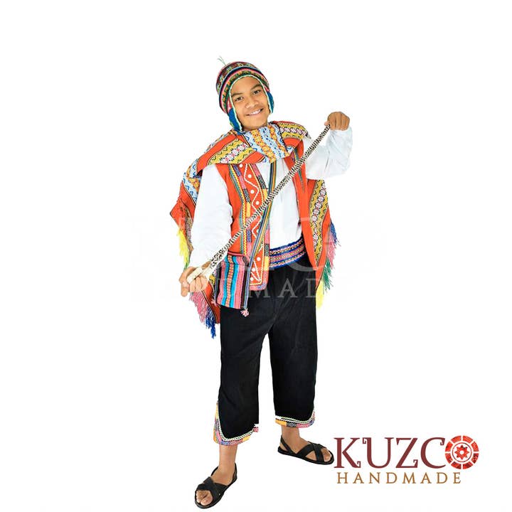 KuzcoHandmade - Venta al por mayor Disfraz - Unisex - Disfraz de baile peruano de valicha para adulto2