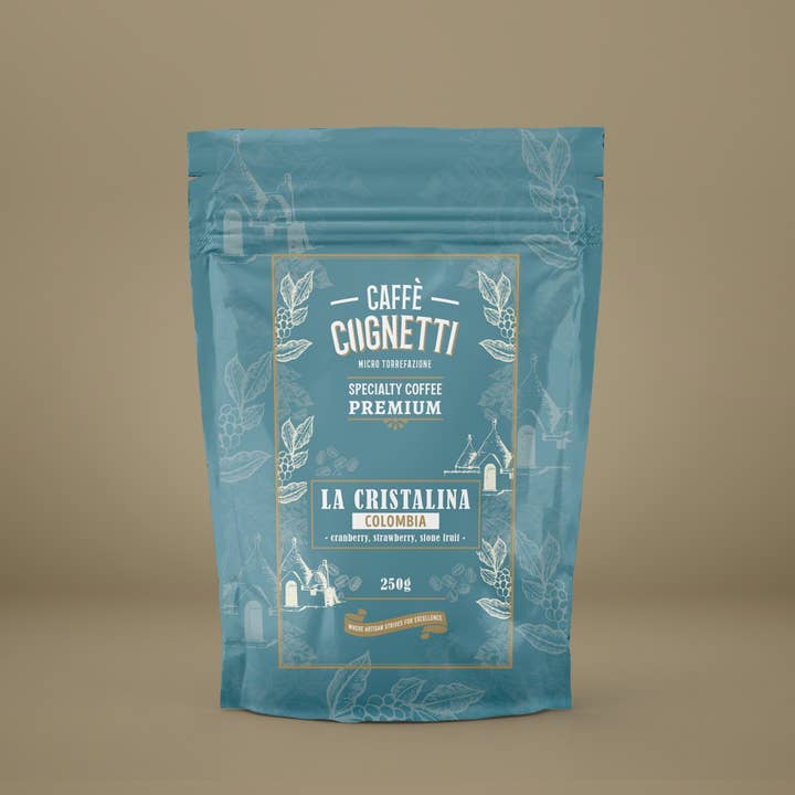 La Cristalina — Kolumbien 250g KAFFEESPEZIALITÄTEN für den Großhandel von Caffé Cognetti