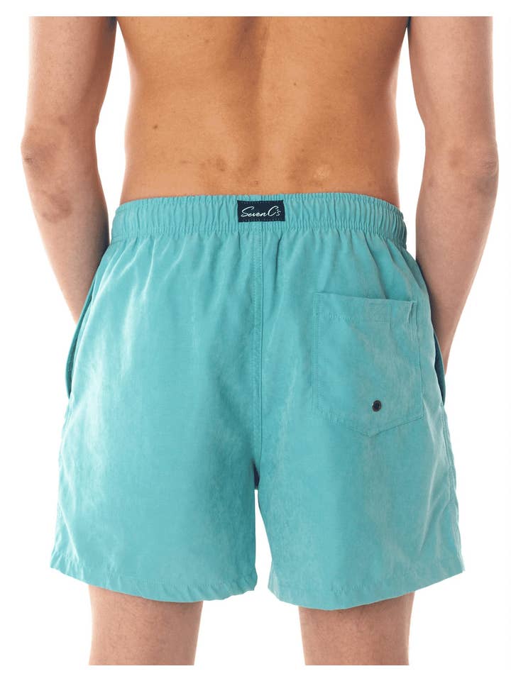 SevenC's - Wholesale Swim shorts – Men′s - Sky Blue Swim Shorts3