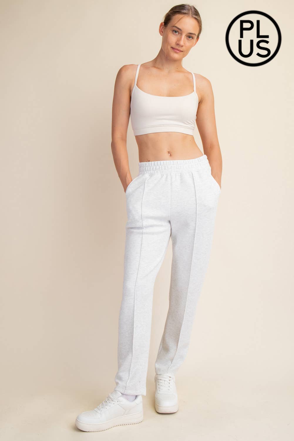 Rae Mode - Wholesale Broek - Dames - PLUS SIZE MODAL SCUBA PINTUCK BROEK16