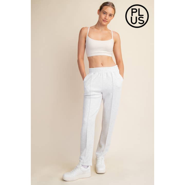 Rae Mode - Wholesale Broek - Dames - PLUS SIZE MODAL SCUBA PINTUCK BROEK16