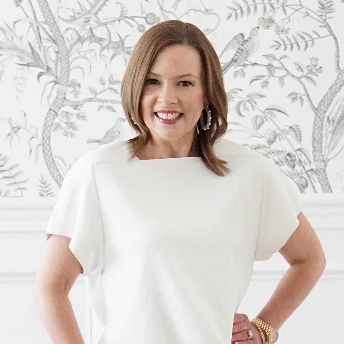 Canvas Style – Engroshandel Hoops – Renee harpiks og Rhinestone Hoop Øreringe21