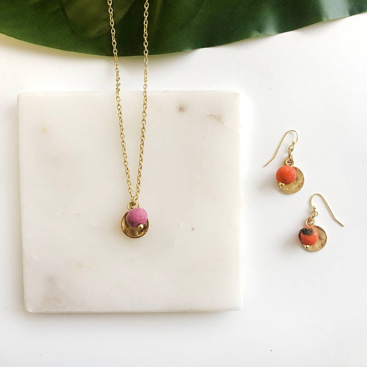 WorldFinds - Wholesale Dangle Earrings - Kantha Camille Earrings4