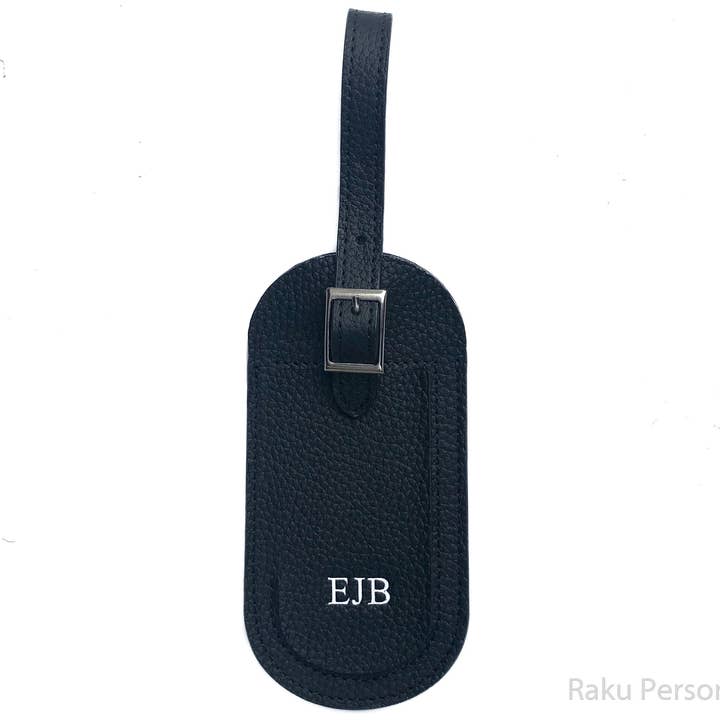 rakupersonalized – Etiqueta de bagagem por atacado – Etiqueta de bagagem de monograma Couro marfim inicial, Etiqueta de bagagem de carta inicial Favor de casamento, Presente de casais de couro com monograma, Acessórios de viagem1