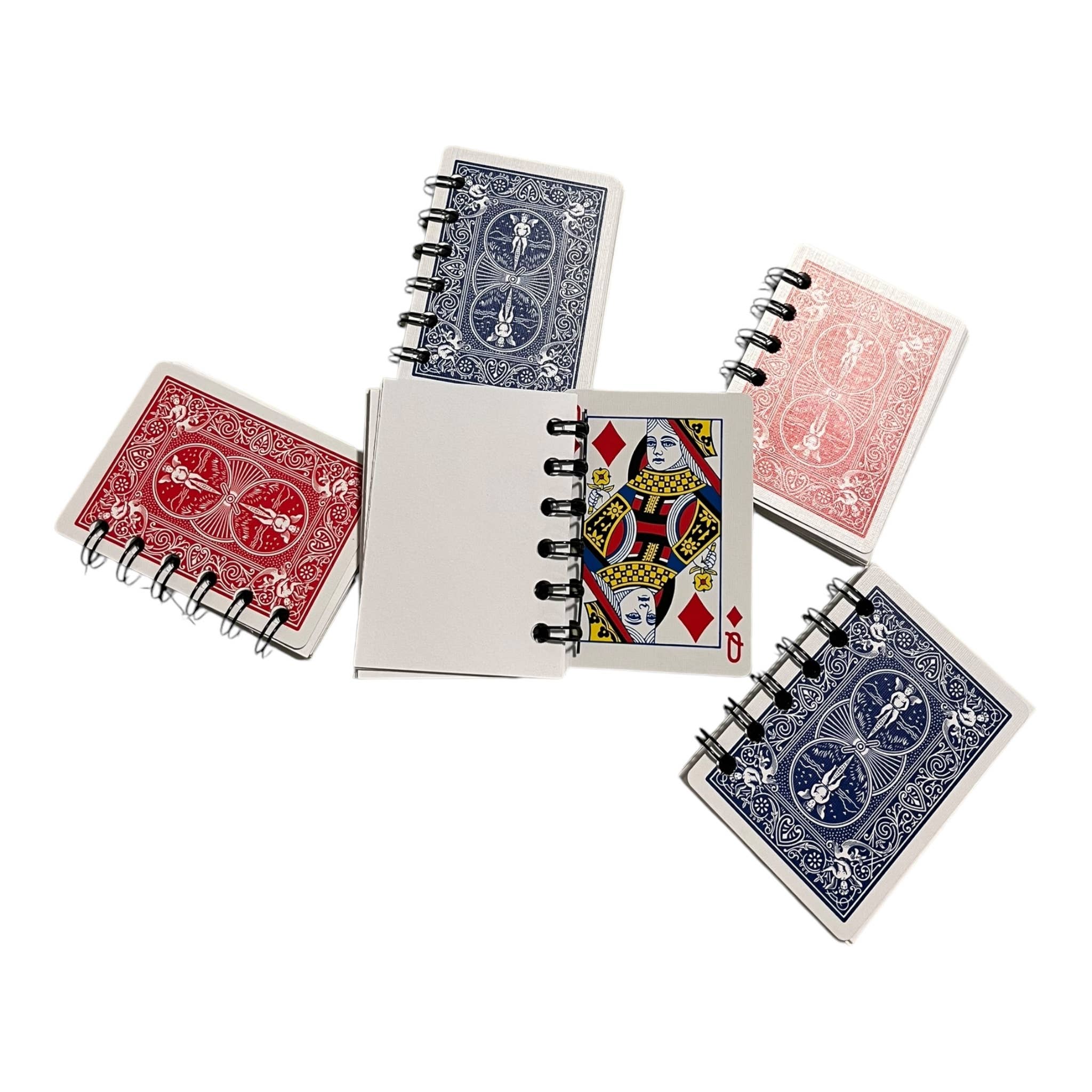 StuckOnU Art - Wholesale Notebook - Playing Cards Mini Notebook, Journal, Notepad1